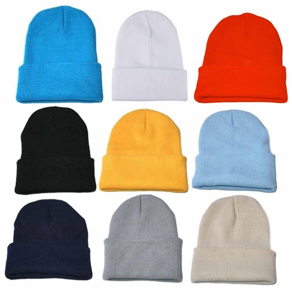 Creamy beige Beanie Took Winter Hat New - Picture 4 of 4